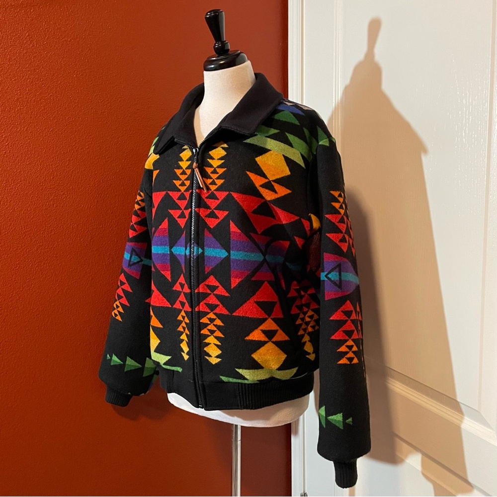 Pendleton Men’s High Grade Western Wear Rainbow Southwestern Wool Jacket‎